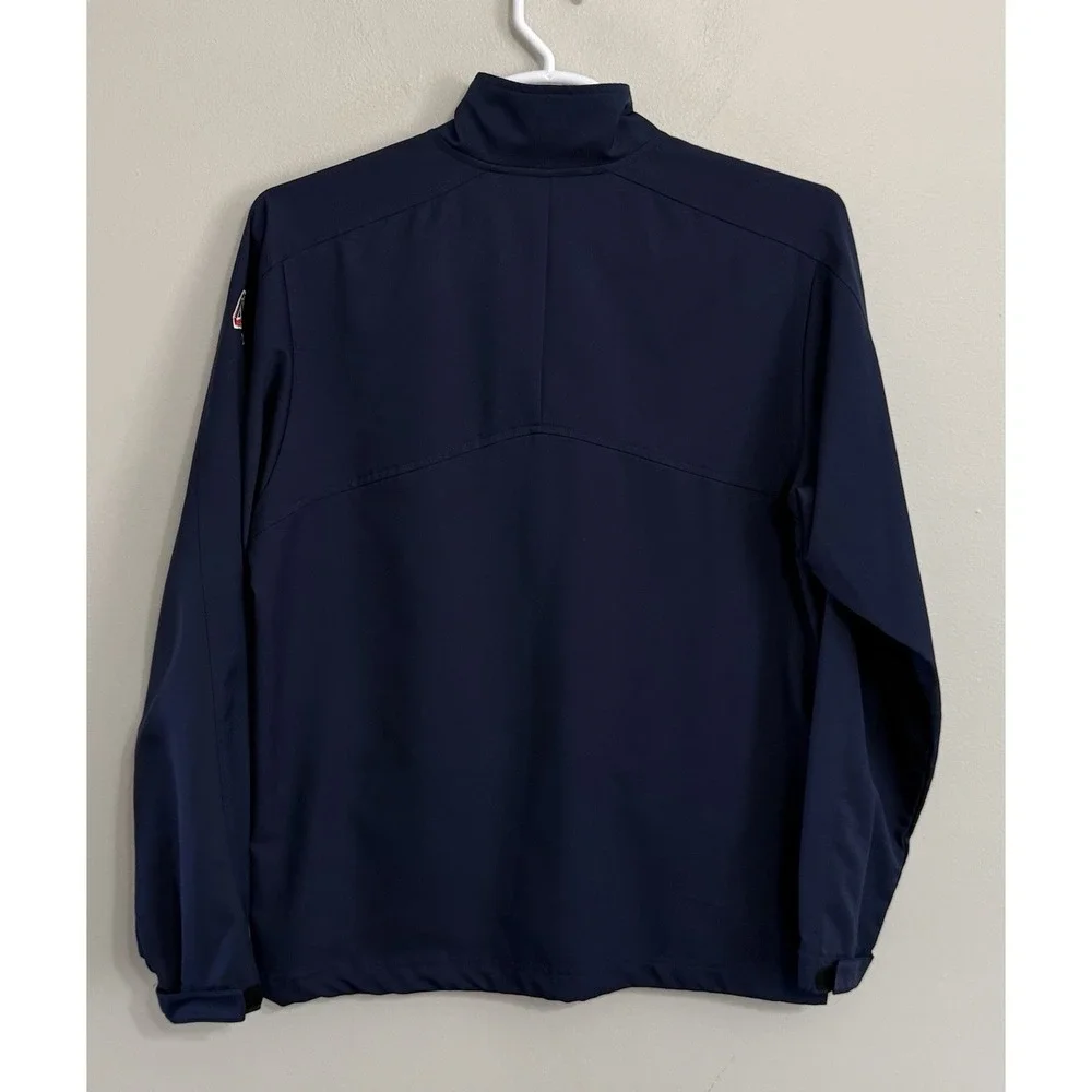 Nike Dri-Fit Men's Medium Ole Miss Rebels Blue Full Zip Performance Jacket